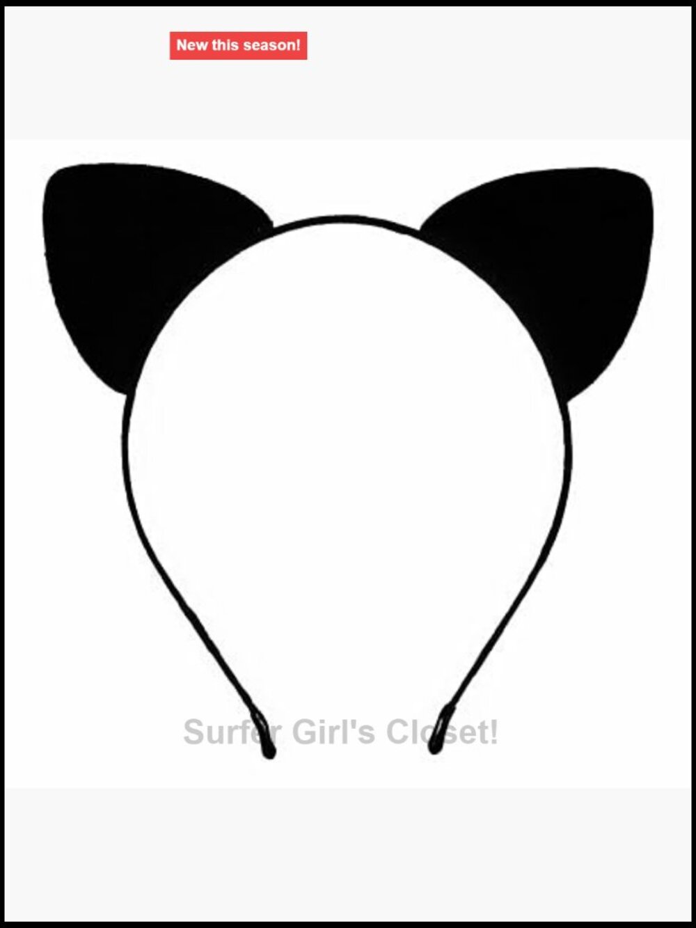 Leopard Ears Cat Ears Headband Cheetah Ears Halloween Party Accessory Metal